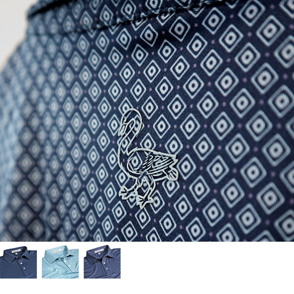 Shop The henry dean Golf Raymond Geo Print Polo